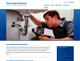 haberstroh-haustechnik.de screenshot