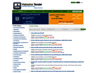 habeshatender.com screenshot