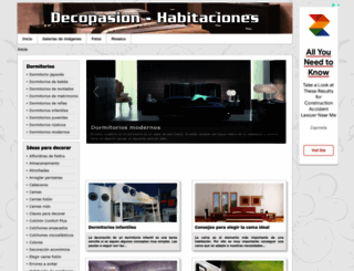 habitaciones.decopasion.com screenshot