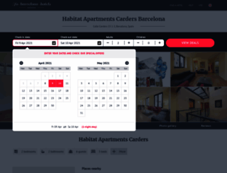 habitat-apartments-carders.to-barcelona-hotels.com screenshot