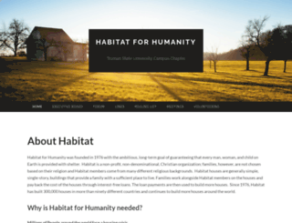 habitat.truman.edu screenshot