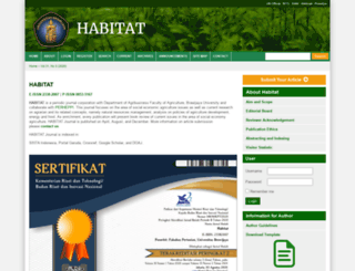 habitat.ub.ac.id screenshot
