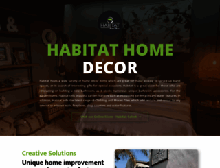 habitathomedecor.com screenshot