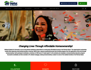 habitatmidland.org screenshot