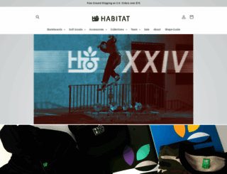 habitatskateboards.com screenshot