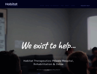 habitattherapeutics.com.au screenshot