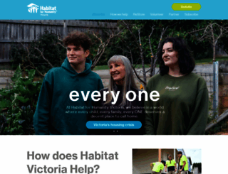 habitatvic.org.au screenshot