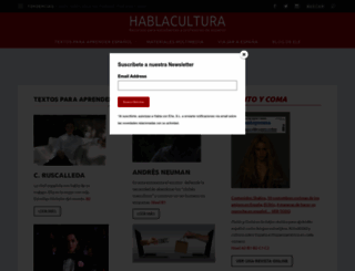 hablacultura.com screenshot