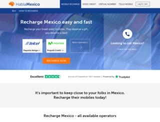 hablamexico.com screenshot
