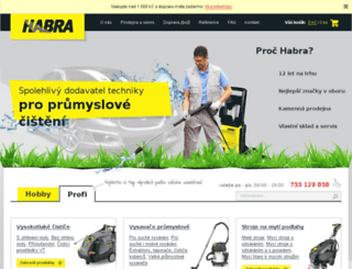 habra.webovy-servis.com screenshot