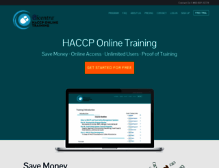 haccp.dicentra.com screenshot