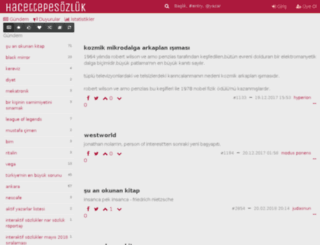 hacettepesozluk.com screenshot