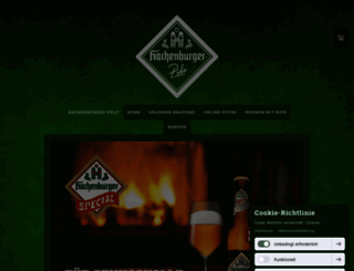 hachenburger.de screenshot