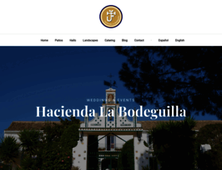 haciendalabodeguilla.com screenshot