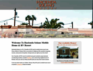 haciendasolanoresort.com screenshot