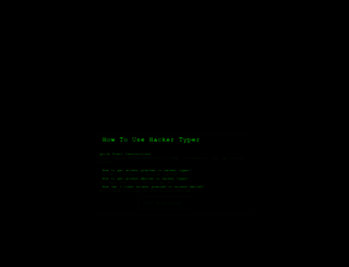 hackertyper.com screenshot