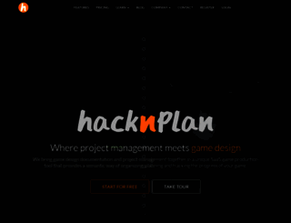 hacknplan.com screenshot