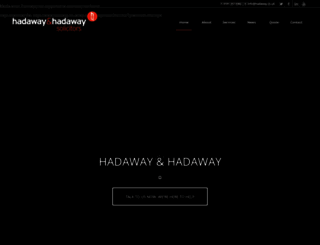 hadaway.co.uk screenshot