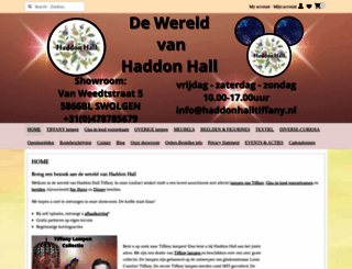 haddonhalltiffany.nl screenshot