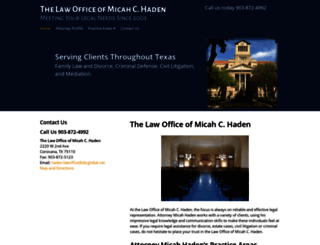 haden-law.com screenshot