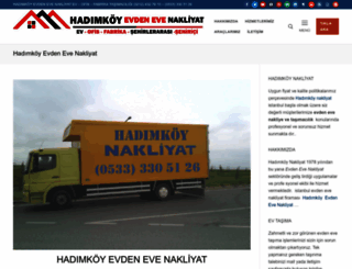 hadimkoyevdenevenakliyat.net screenshot
