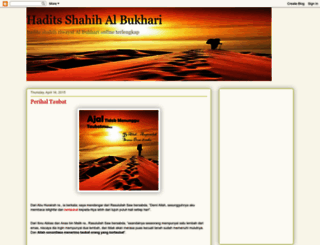 hadits-albukhari.blogspot.com screenshot