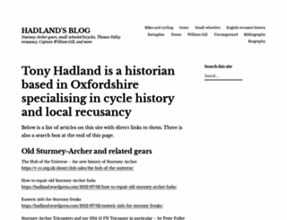 hadland.wordpress.com screenshot