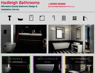 hadleighbathrooms.co.uk screenshot