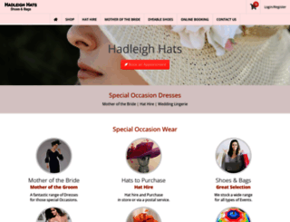 hadleighhats.co.uk screenshot