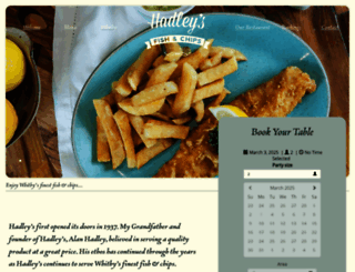 hadleysfishandchips.co.uk screenshot