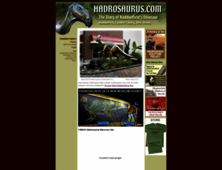 hadrosaurus.com screenshot