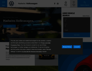 hadwinsvolkswagen.co.uk screenshot