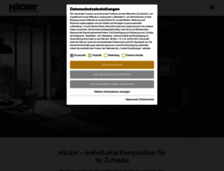 haecker-kuechen.de screenshot