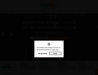 hafodrenewables.co.uk screenshot