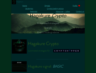 hagakurecrypto.com screenshot