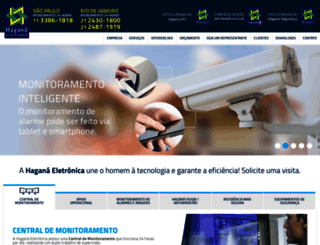 haganaeletronica.com.br screenshot