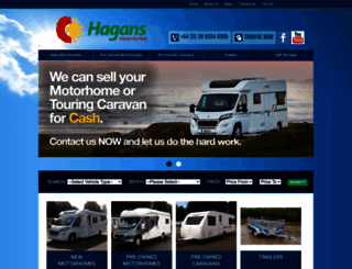 hagansmotorhomes.com screenshot