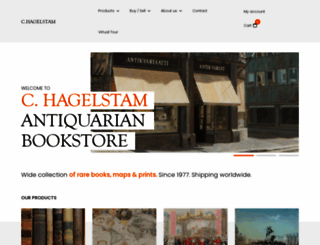 hagelstam-antikvariaatti.fi screenshot