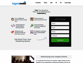 hagensmedia.com screenshot