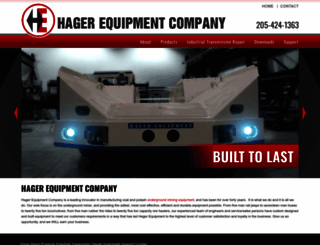 hagerequipment.com screenshot