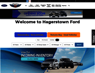 hagerstownford.com screenshot