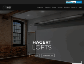 hagertlofts.com screenshot