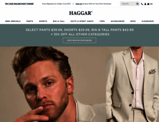 haggar.com screenshot