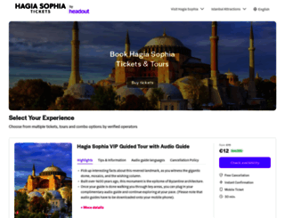 hagia-sophia-tickets.com screenshot