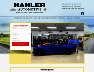 hahlerauto.com screenshot