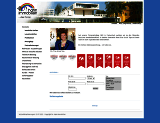 hahn-immobilien.net screenshot