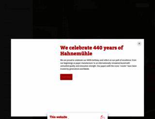 hahnemuehle.com screenshot