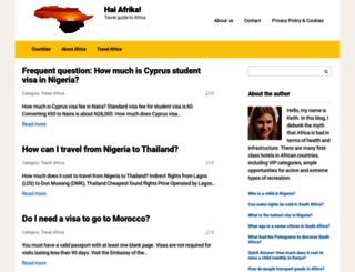 haiafrika.com screenshot