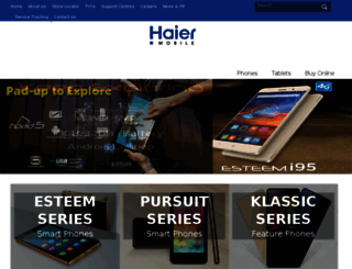 haiermobile.com.pk screenshot