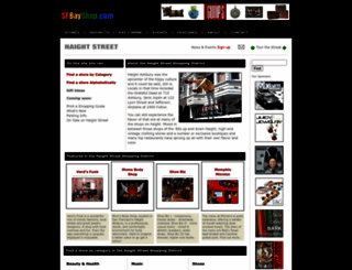 haightshop.com screenshot